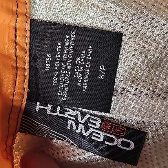 Ocean Earth small orange and yellow swim shorts - Picture 6 of 6